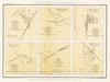 Historic Map : Exploration Book - 1877 Winnemucca, Ft. Steele, Laramie, Green River, Carlin, Battle Mountain. - Vintage Wall Art