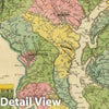 Historic Map : 1816 Maryland. - Vintage Wall Art