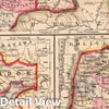 Historic Map : 1868 Map of New Granada, Venezuela, and Guiana - Vintage Wall Art