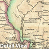 Historic Map : National Atlas - 1828 Illinois And Missouri - Vintage Wall Art