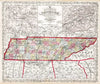 Historic Map : 1862 Tennessee. - Vintage Wall Art