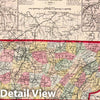 Historic Map : 1862 Tennessee. - Vintage Wall Art
