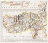 Historic Map : Spain, 1779 43. Mapa de la provincia de Valladolid , Vintage Wall Art