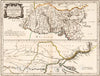 Historic Map : 1665 Upper and Lower Podolia, Ukraine. - Vintage Wall Art