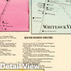 Historic Map : Katonah (N.Y.), New York, 1868 Mt. Kisco, Katonah, Whitlock Ville, Bedford, Bedford Sta. , Vintage Wall Art