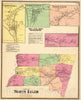 Historic Map : 1868 N. Salem, Town. - Vintage Wall Art