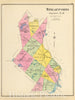Historic Map : 1892 Strafford County, N.H. - Vintage Wall Art