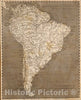 Historic Map : 1804 South America. - Vintage Wall Art