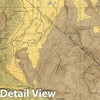 Historic Map : Geologic Atlas - 1889 Plate LXXXIX. Markleeville Quadrangle, California. Land Classification and Density of Standing Timber. - Vintage Wall Art