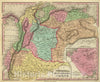 Historic Map : Ecuador; Venezuela, 1836 Venezuela, New Grenada & Equador. , Vintage Wall Art
