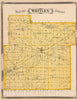 Historic Map : 1876 Map of Whitley County. - Vintage Wall Art