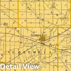 Historic Map : 1876 Map of Whitley County. - Vintage Wall Art