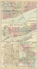 Historic Map : 1884 Harrisburg, Williamsport, Erie, Scranton. - Vintage Wall Art
