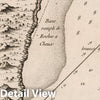 Historic Map : Saint Lucia, , West Indies 1763 Plan du Cul de Sac des Roseaux dans I'isles de Ste Lucie. , Vintage Wall Art