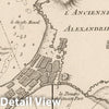 Historic Map : Egypt , Alexandria (Egypt), Mediterranean Sea, Africa 1764 Plan des Ports et Ville d'Alexandrie , Vintage Wall Art