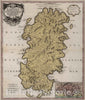 Historic Map : Italy, Sardinia 1734 Sardiniae Regnum et Insula. , Vintage Wall Art