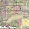 Historic Map : 1890 New York, Brooklyn. - Vintage Wall Art