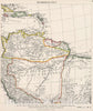 Historic Map : National Atlas - 1767 Part of South America by De Vaugondy. - Vintage Wall Art