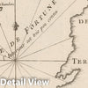 Historic Map : Saint Pierre and Miquelon 1764 Carte des isles de Miquelon et de St Pierre et de la coste de Terre-Neuve voisine , Vintage Wall Art