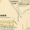 Historic Map : 1885 Blue Springs. - Vintage Wall Art