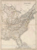 Historic Wall Map : 1841 United States. - Vintage Wall Art