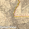 Historic Map : 1845 Louisiana. v1 - Vintage Wall Art