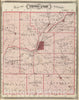 Historic Map : 1876 Map of Tippecanoe County. - Vintage Wall Art