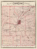Historic Map : 1876 Map of Tippecanoe County. - Vintage Wall Art