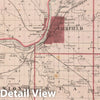 Historic Map : 1876 Map of Tippecanoe County. - Vintage Wall Art