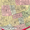 Historic Map : 1860 Plan Of Cincinnati And Vicinity. - Vintage Wall Art
