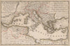 Historic Map : Mediterranean Sea 1770 Mare Mediterraneum. , Vintage Wall Art