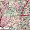 Historic Map : 1874 Louisiana. - Vintage Wall Art