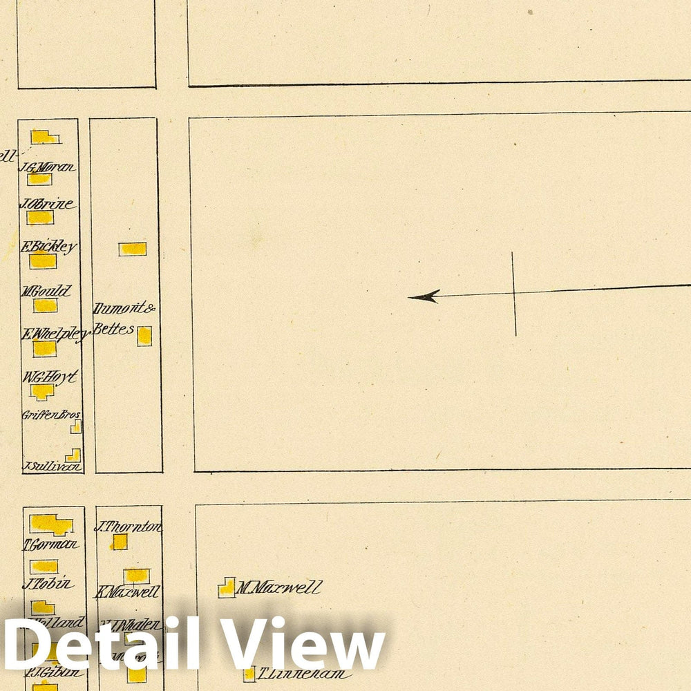 Historic Map : 1892 Manchester, N.H, Ward 6. v2 - Vintage Wall Art