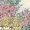 Historic Wall Map : 1865 Scotland II. - Vintage Wall Art