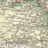 Historic Map : National Atlas - 1828 Virginia, Maryland And Delaware - Vintage Wall Art