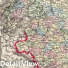 Historic Map : 1874 Russia in Europe, Sweden and Norway : Vintage Wall Art