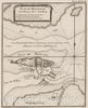 Historic Map : Russia, Saint Petersburg Region (Russia), Europe 1764 Plan de Kroonstad et la passe pur aller a? Petersburg , Vintage Wall Art
