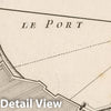 Historic Map : Chart Atlas - 1764 Plan d'Antibes - Vintage Wall Art
