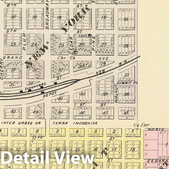 Historic Map : 1885 York. - Vintage Wall Art