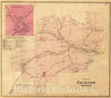 Historic Map : 1865 Jackson Township. - Vintage Wall Art