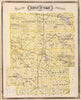 Historic Map : 1876 Map of Kosciusko County. - Vintage Wall Art