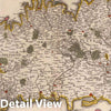 Historic Map : Bretaigne , France 1682 Duche de Bretaigne. , Vintage Wall Art