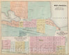Historic Wall Map : 1874 Map of Waseca, Map of East Janesville, Map of Wilton, Minn. - Vintage Wall Art