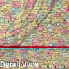 Historic Map : 1860 County Map Of Virginia, and North Carolina. - Vintage Wall Art