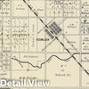 Historic Map : 1891 R.21E T.15S. - Vintage Wall Art