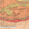 Historic Map : Geologic Atlas - 1896 Detailed Geology Sheet XXXII. - Vintage Wall Art