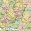 Historic Map : 1848 Map of the State of Alabama. - Vintage Wall Art