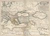 Historic Map : 1703 Eastern Roman Empire. - Vintage Wall Art