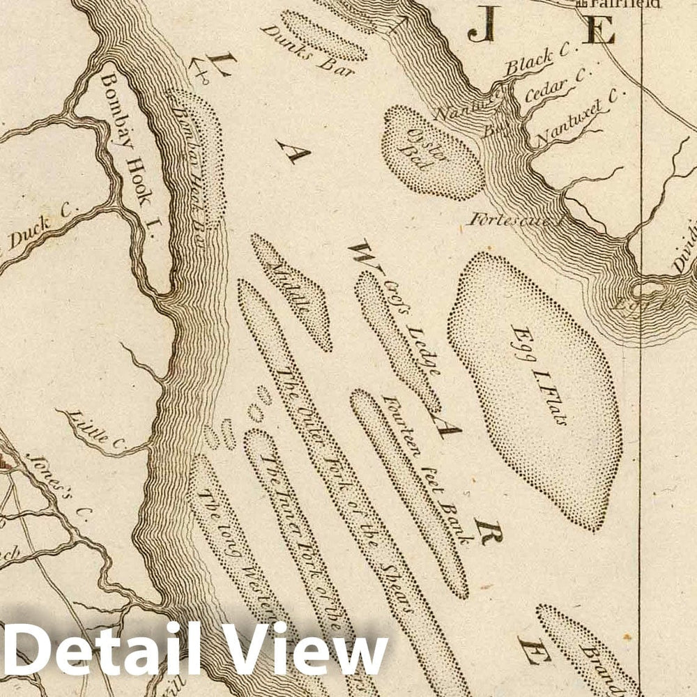 Historic Wall Map : 1811 Delaware. - Vintage Wall Art