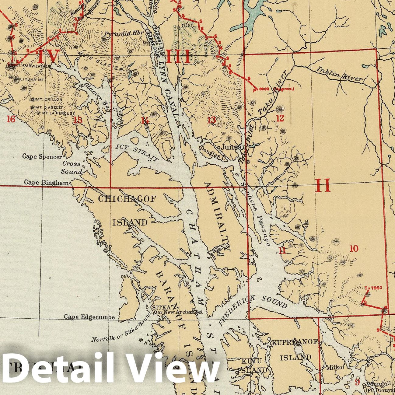 Historic Map - 1904 Index Page: Alaskan Boundary Tribunal. Atlas of Award, Atlas - Vintage Wall Art